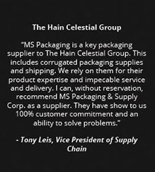 HAIN CELESTIAL CUSTOMER TESTIMONIAL